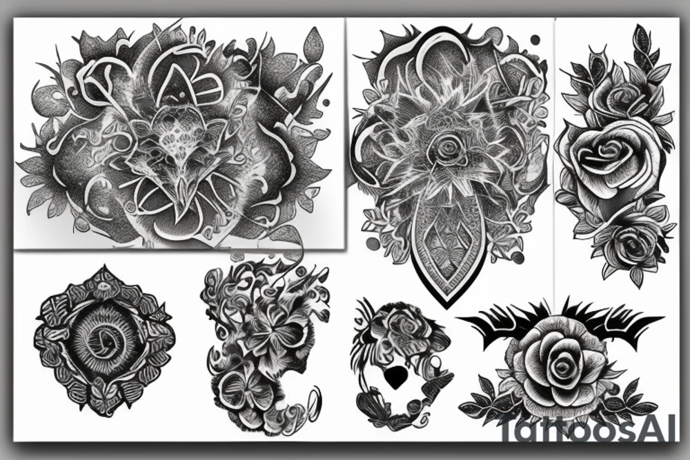 Black awareness tattoo idea