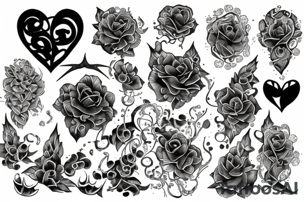Black awareness tattoo idea