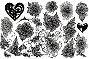 Black awareness tattoo idea