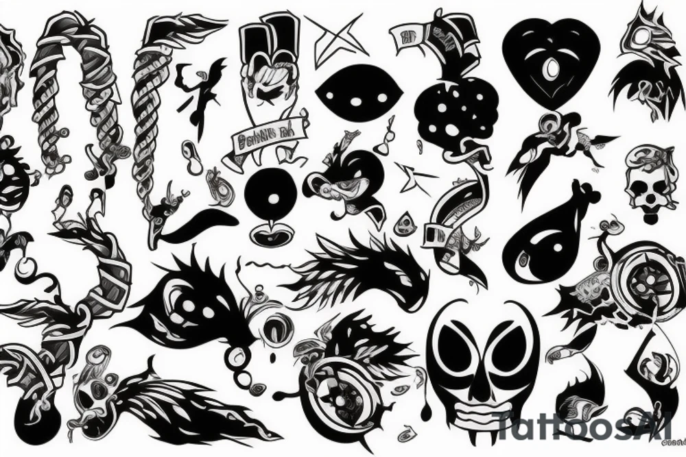 Black awareness tattoo idea