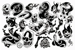 Black awareness tattoo idea
