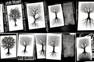tree roots tattoo idea