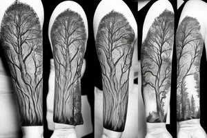 tree roots tattoo idea