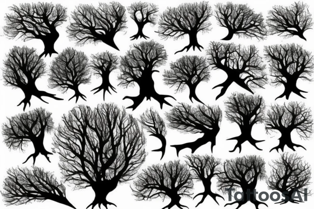 tree roots tattoo idea
