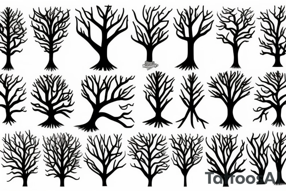 tree roots tattoo idea