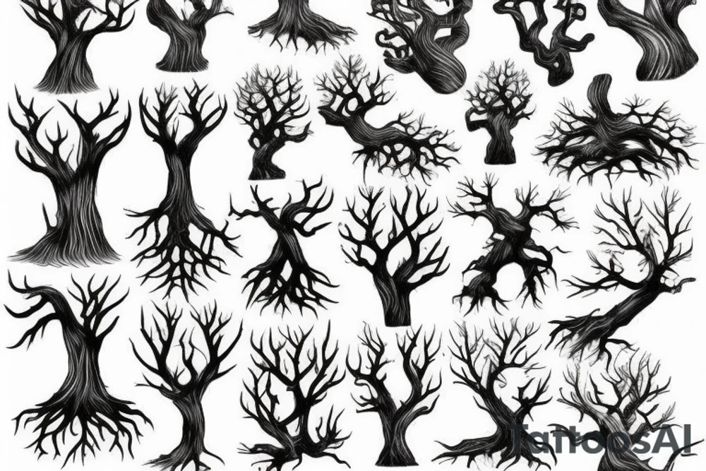 tree roots tattoo idea