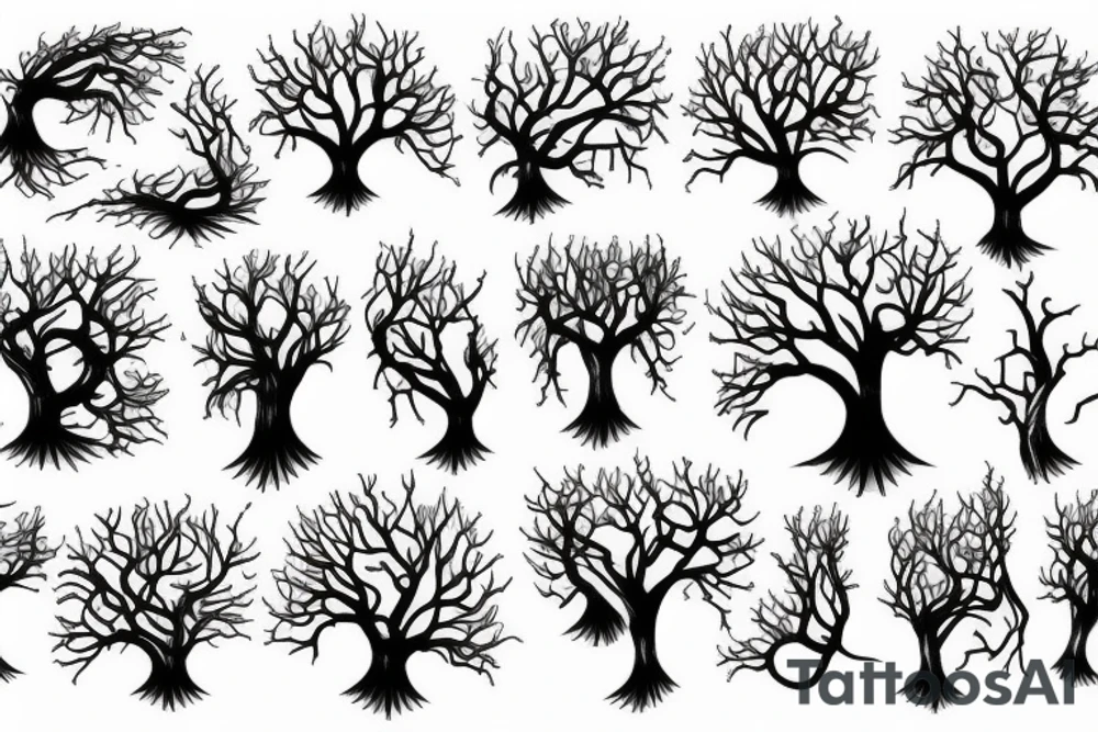 tree roots tattoo idea