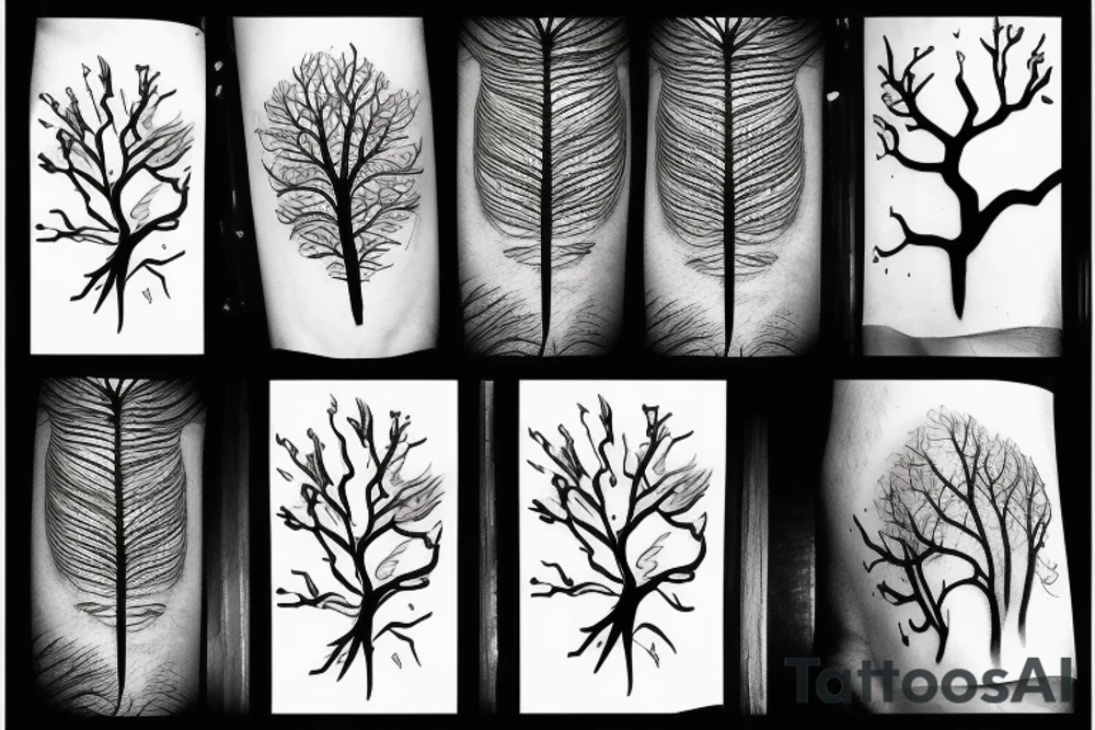 tree roots tattoo idea
