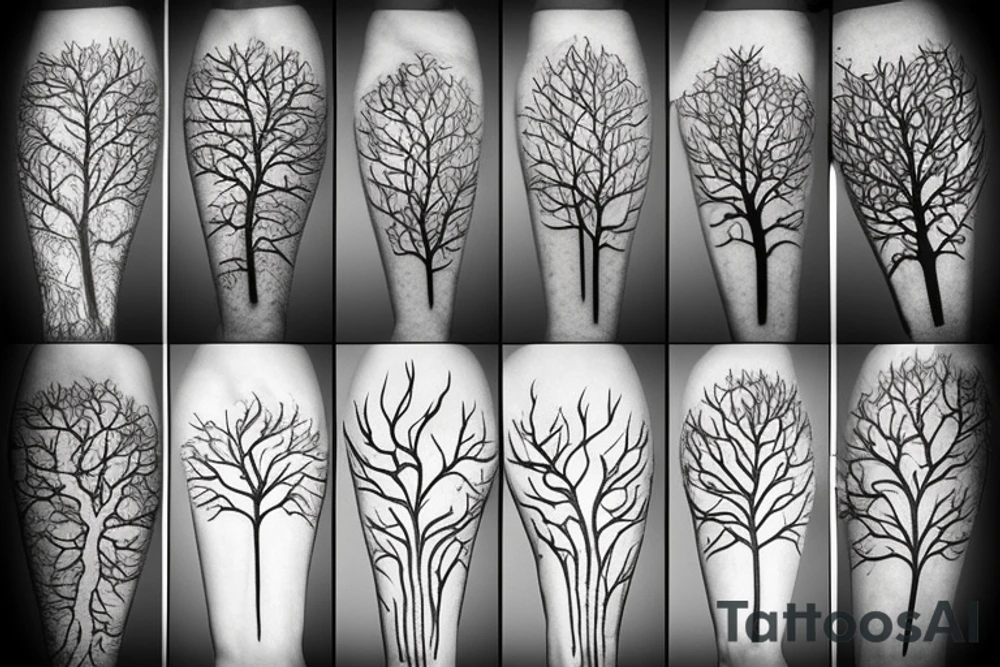 tree roots tattoo idea