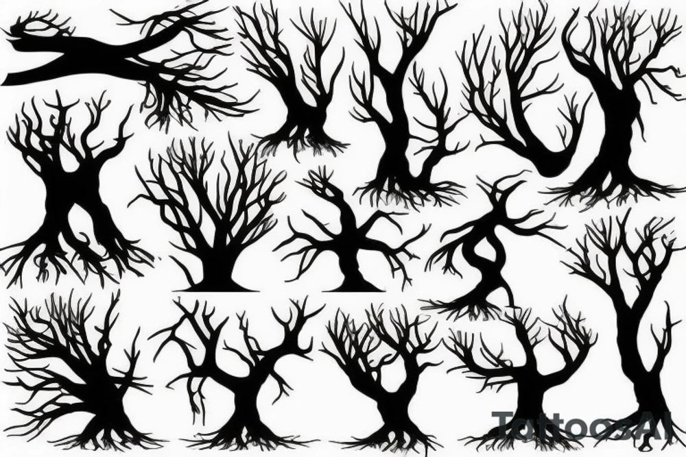 tree roots tattoo idea