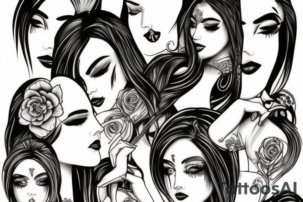 RAM FEMININE tattoo idea