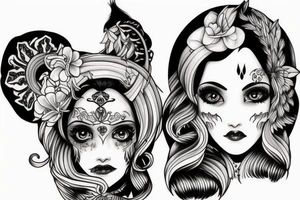 RAM FEMININE tattoo idea