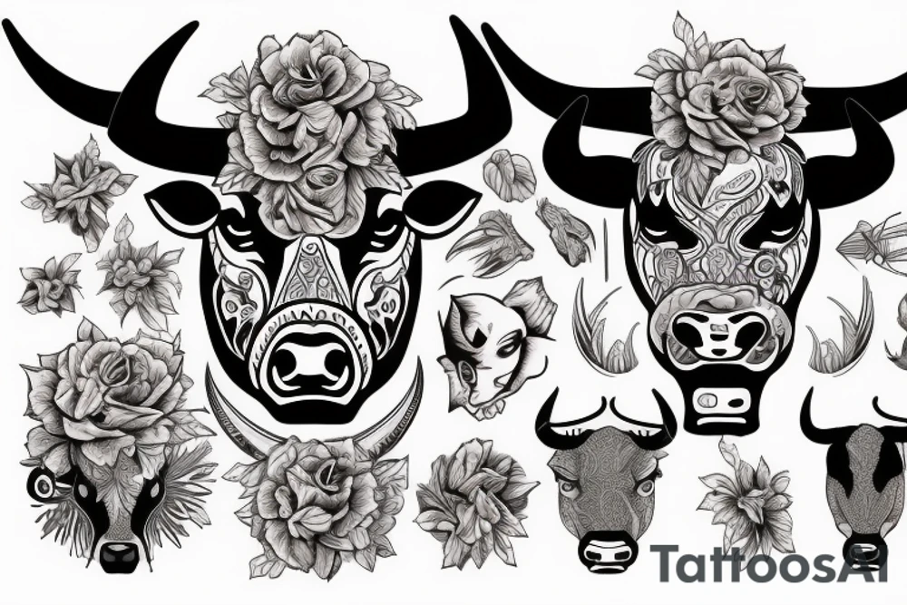 Bull tattoo idea