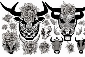 Bull tattoo idea