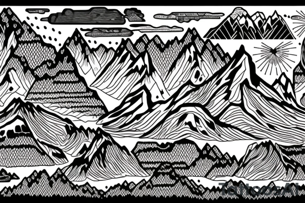Grand Teton Mountain’s tattoo idea