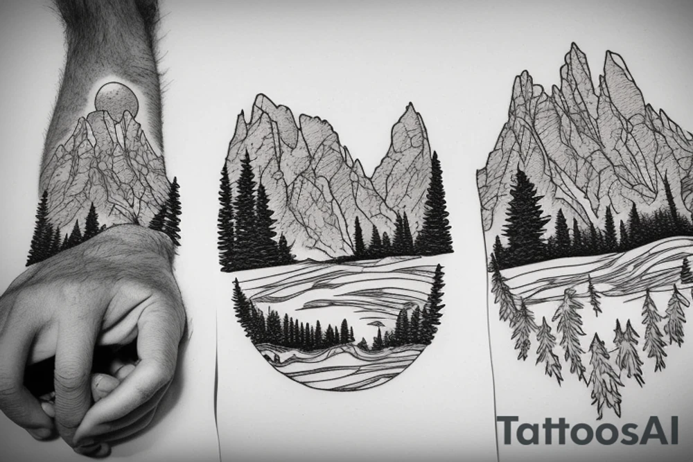 Grand Teton Mountain’s tattoo idea