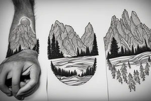 Grand Teton Mountain’s tattoo idea