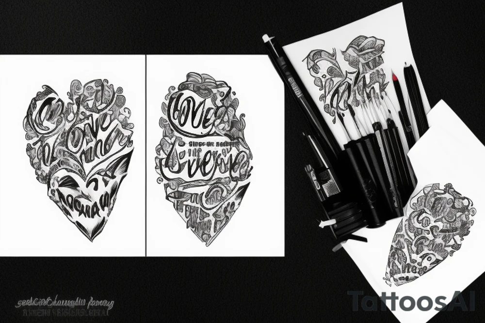 Q tribute to the love of my life Samir tattoo idea