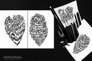 Q tribute to the love of my life Samir tattoo idea