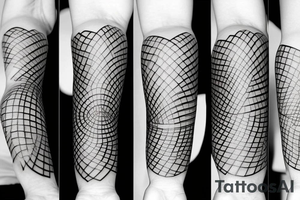 illusion sticks tattoo idea