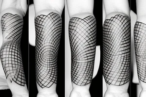 illusion sticks tattoo idea