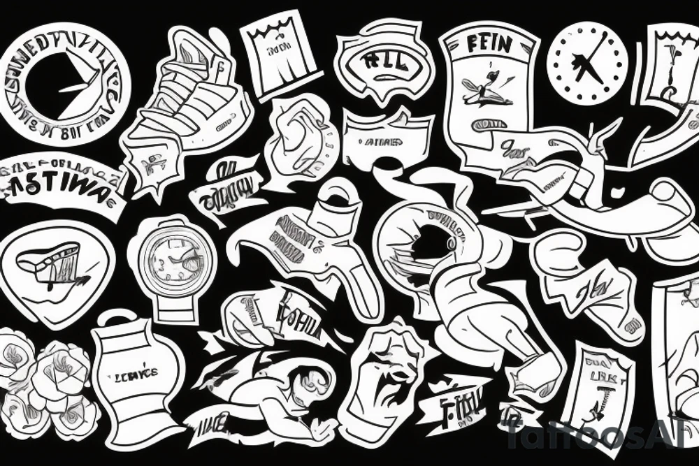 triathlon tattoo idea