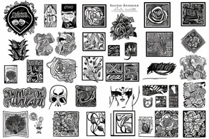 square tattoo idea