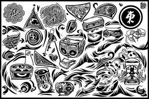 rice power tattoo idea
