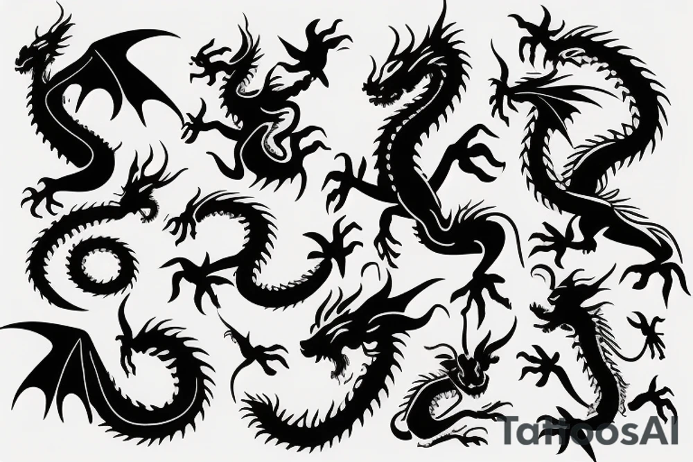 dragon tattoo idea