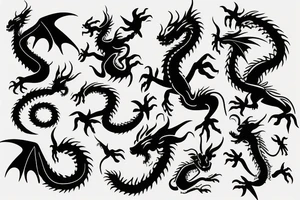 dragon tattoo idea