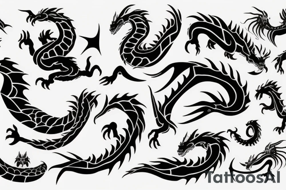 dragon tattoo idea