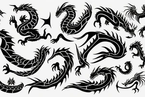 dragon tattoo idea