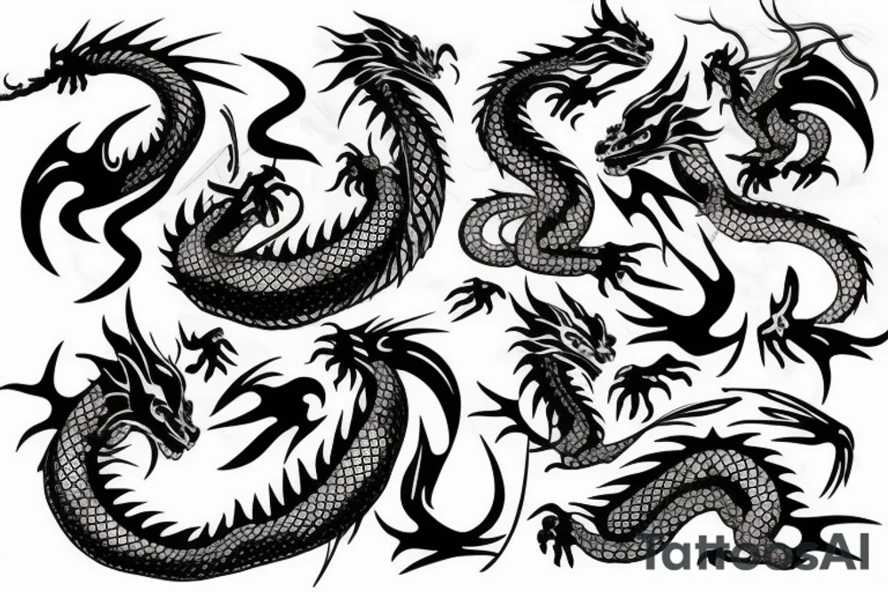 dragon tattoo idea
