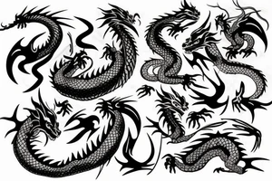 dragon tattoo idea