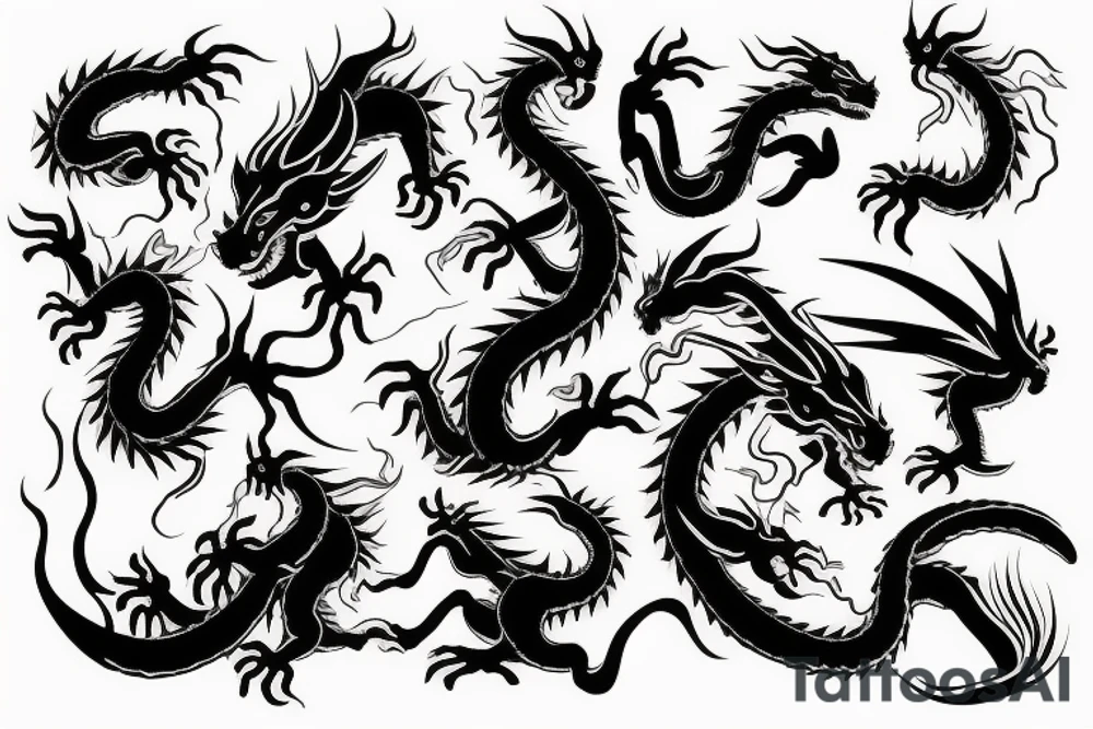 dragon tattoo idea