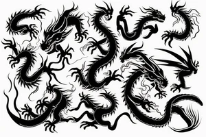 dragon tattoo idea