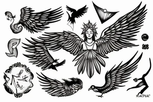 icarus, greec, falling tattoo idea