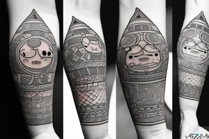 5 big jar tattoo idea
