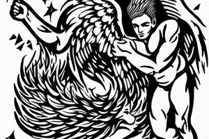 icarus, greec, falling, man tattoo idea