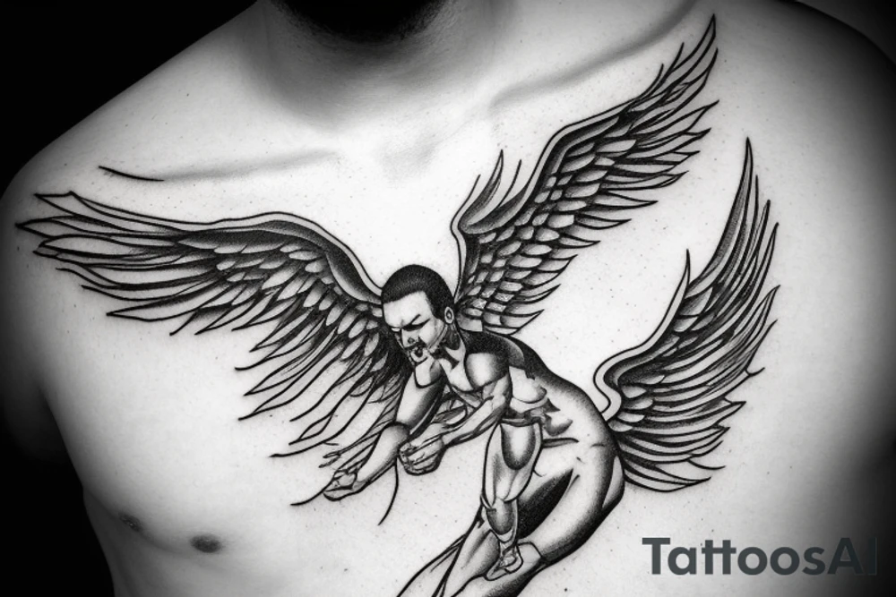 icarus, greec, falling, man tattoo idea