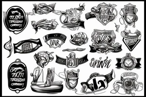triathlon tattoo idea