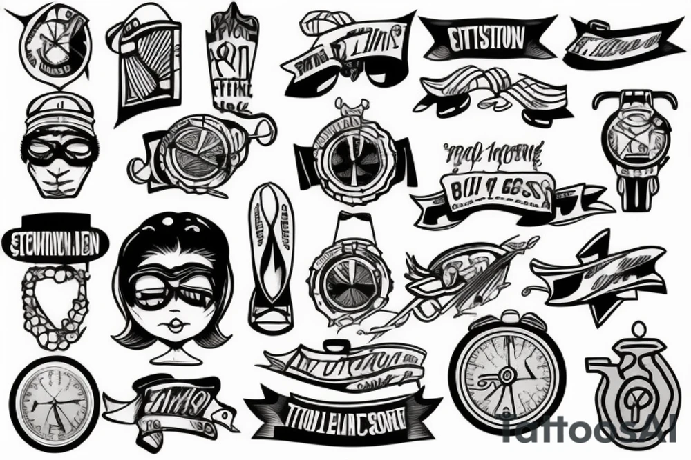 triathlon tattoo idea