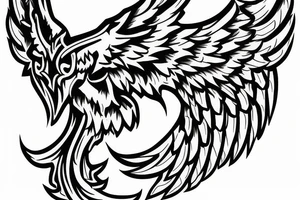 Left Forearm tattoo with wings and a crest that signifies USA, Scotland and Ireland tattoo idea