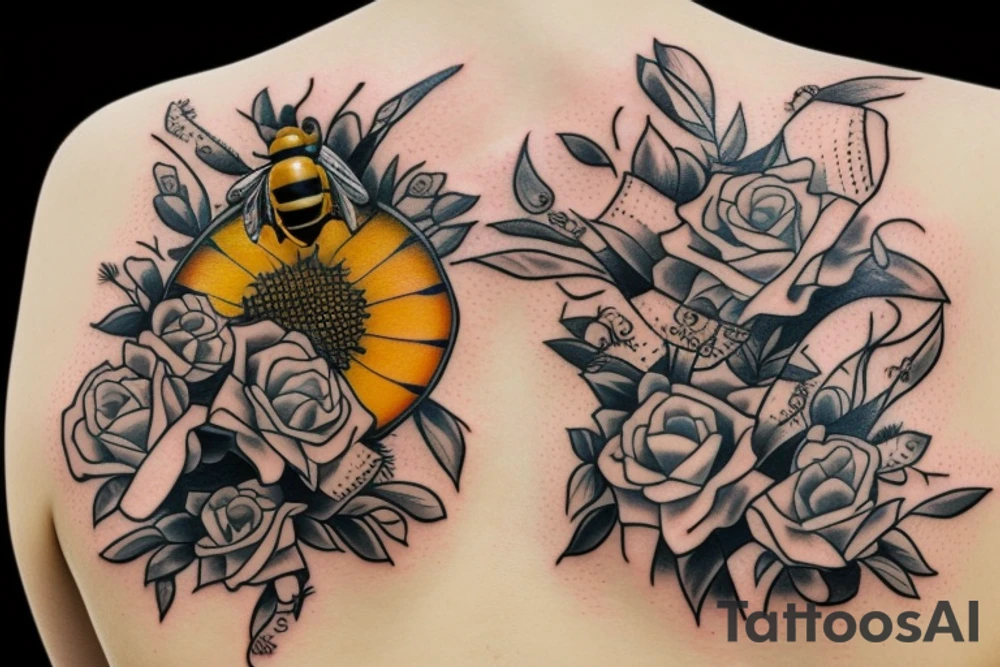 bees tattoo idea