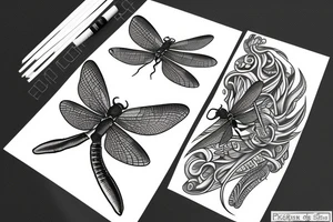 Dragonfly tattoo idea