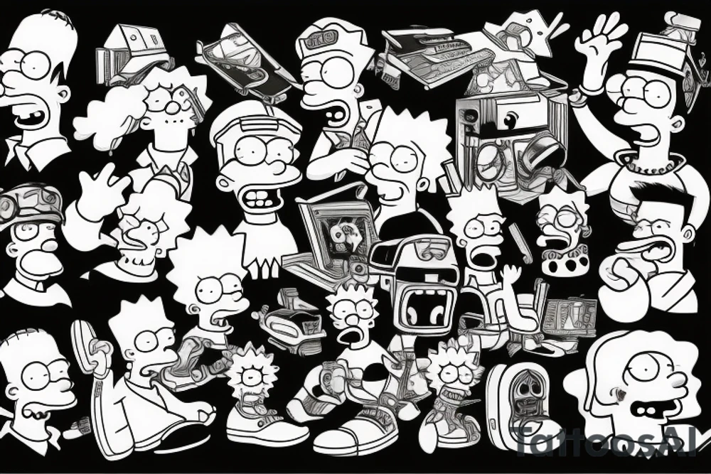 A New Simpson character tattoo idea