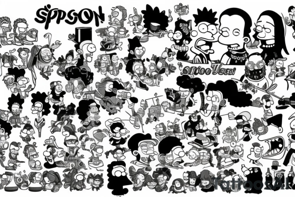 A New Simpson character tattoo idea