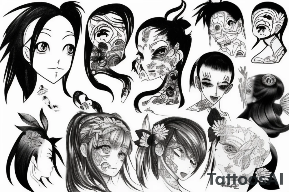 Manga tattoo idea
