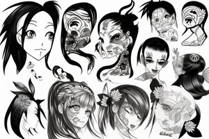 Manga tattoo idea