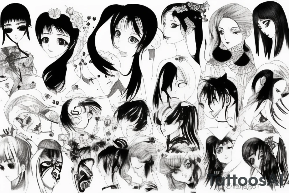 Manga tattoo idea